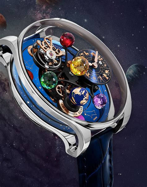 a watch replicating the moment of solar system|Astronomia Solar Zodiac .